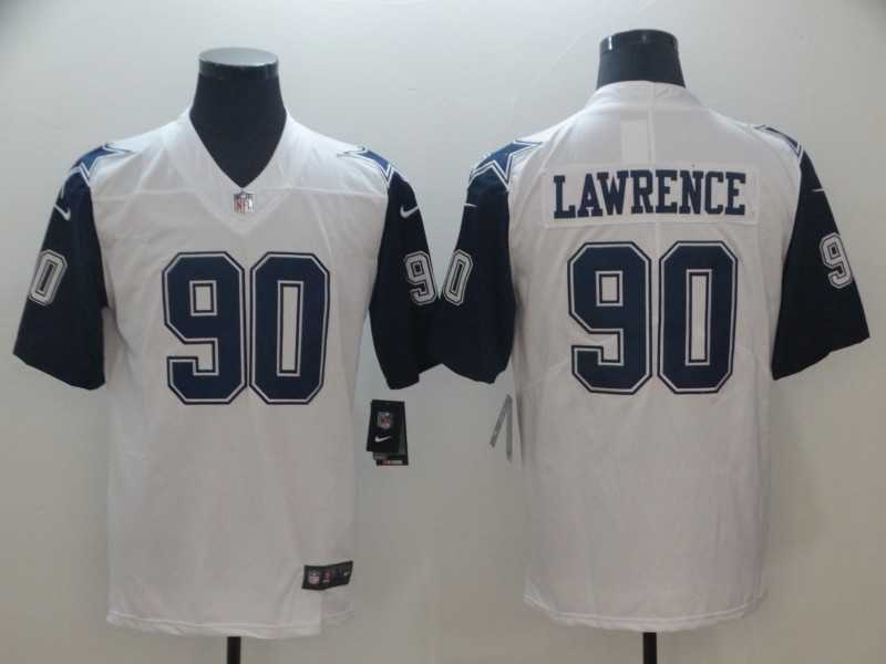 Nike Cowboys 90 DeMarcus Lawrence White Color Rush Limited Jersey,We sell and wholesale Nike Cowboys 90 DeMarcus Lawrence White Color Rush Limited Jersey on line form chian!